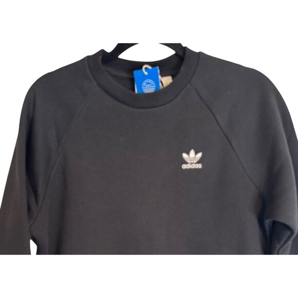 NWT Adidas Small Black Crewneck Sweatshirt - Picture 3 of 16